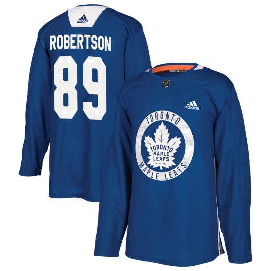 Toronto Maple Leafs 2022 Reverse Retro 2.0 Nick Robertson 89 Blue  Primegreen Jersey Men's - Bluefink