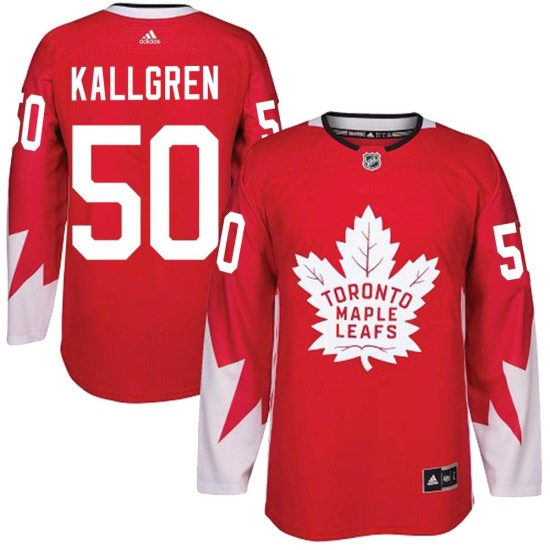 Men Toronto Maple Leafs Erik Kallgren #50 Alternate 2022 Drew house Black  Jersey