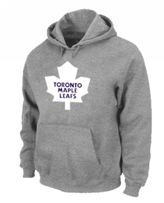 Antigua Toronto Maple Leafs Grey Victory Long Sleeve Hoodie, Grey, 52% Cot / 48% Poly, Size S, Rally House